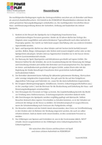 Ppmz Hausordnung